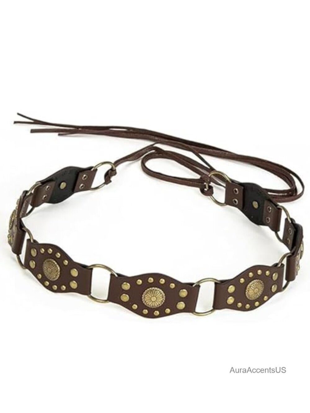 Boho Rope Belt for Women, Faux Leather Waist Belt, Adjustable Western Style